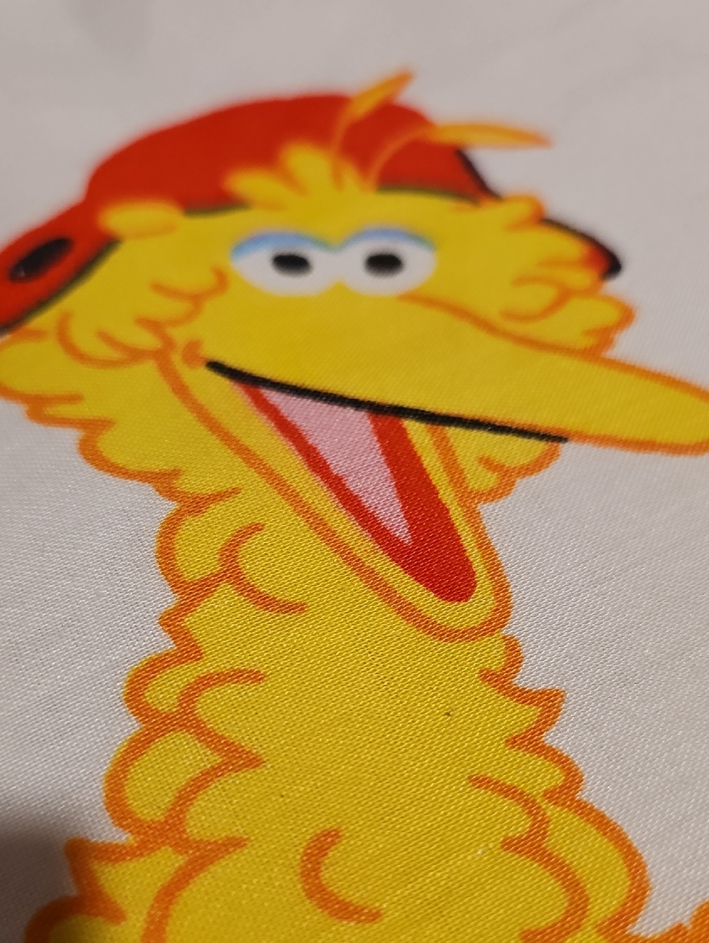 Vintage Sesame Street Pillowcase - Made in the USA - Big Bird Skate - Picture 3 of 10